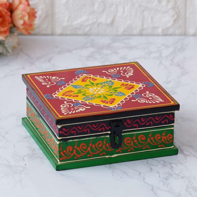 Wooden rajasthan jewellery box