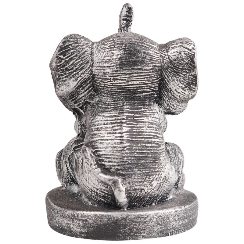 Resin Elephant Playing Musical Instrument Showpiece For Home Dcor Living Room Bedroom Table Top - Image 3