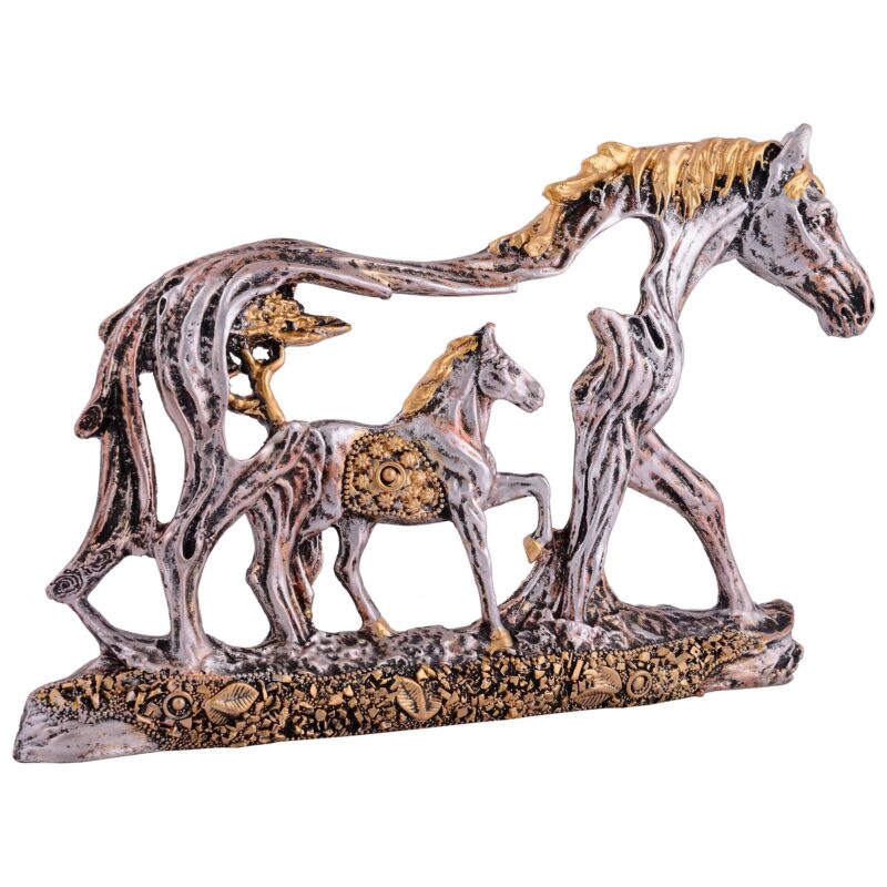 Modern Standing Horse Statue Art Sculpture Home Tabletop Decorations Artwork - Image 2