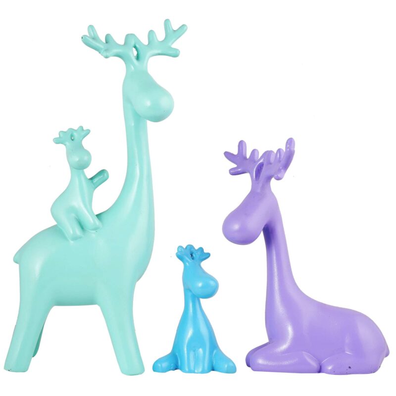 Deer Family Showpiece for Home Decor Showpiece | Reindeer Family Statue for Home Decor (Set of 3) - Image 4